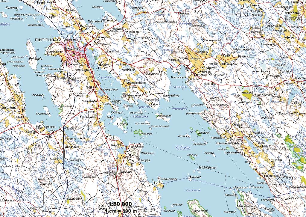 Pohjois-Koliman veneilykartta 1. Putaanportti Venesatama, rantareitti, luontopolku, lintutorni Myös liikuntarajoitteisille! Shell Putaanportti (24h) 014 561 981 - polttoainetta yms.