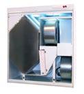 tulo-/poistoilmasuodatin G1 (musta) 270 x 325 mm 1 x tuloilmasuodatin G4 (valk.