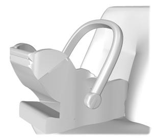Alkuperäisteksti ECE R94.01:n mukaan: Extreme Hazard! Do not use a rearward facing child restraint on a seat protected by an air bag in front of it!