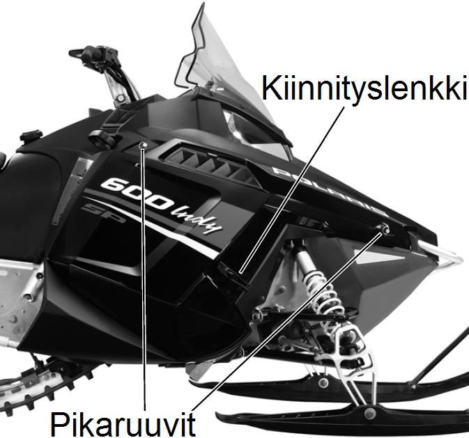 MOOORIKELKAN HUOLO Määräaikaishuollot Määräaikaishuollot on teetettävä valtuutetussa Polaris-huollossa tässä kirjassa mainituin välein.