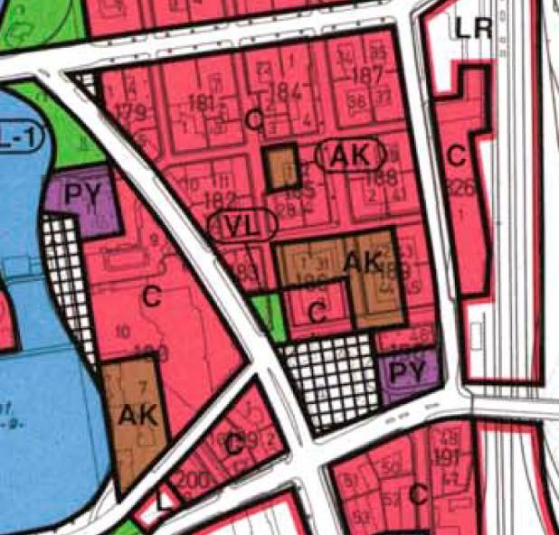 Otteet keskustan osayleiskaavasta ja keskustan liikenneosayleiskaavasta. Aiemmin hyväksytyt yleiskaavat korvaavan keskustan strategisen osayleiskaavan ehdotus on ollut julkisesti nähtävillä 25.