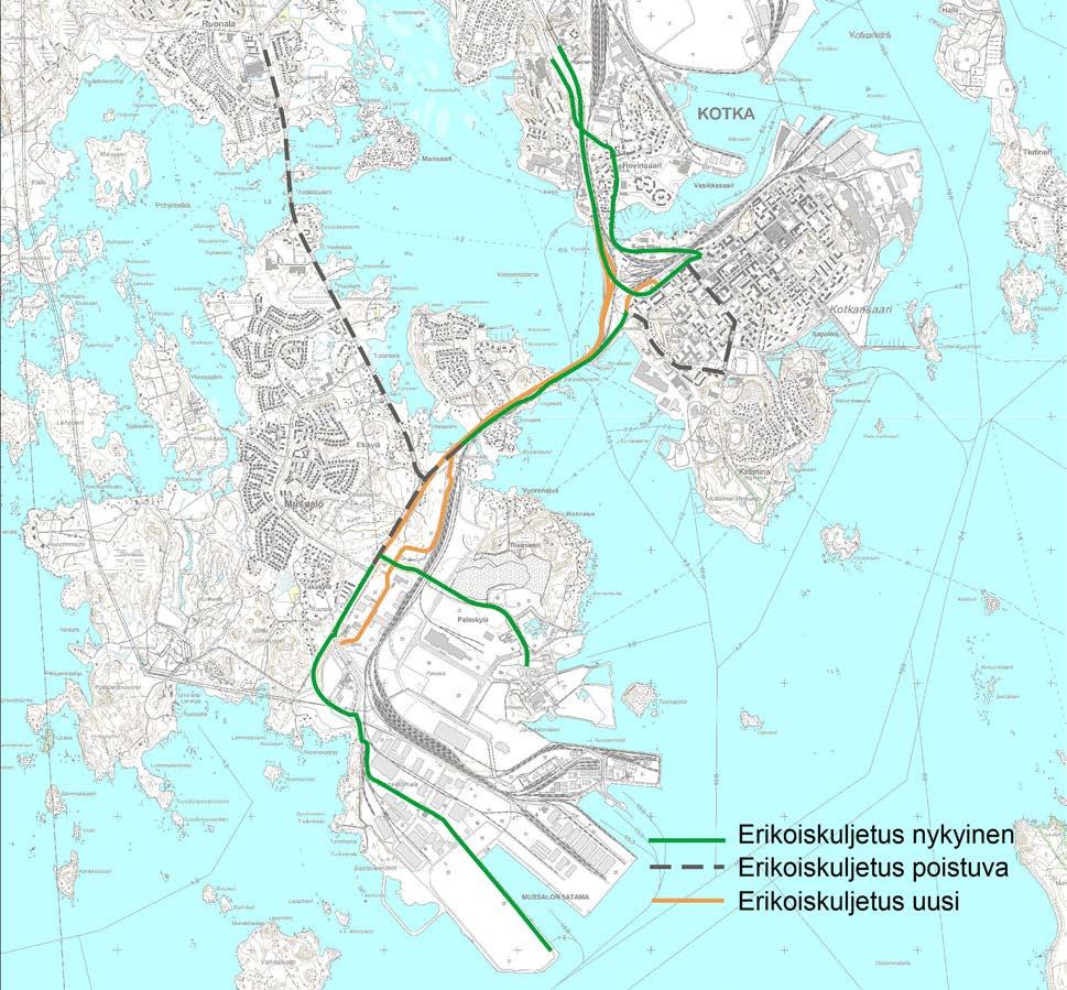 to Haukkavuoressa tehtävän pikaparannustoimenpiteen jälkeen. Reitti jää silti nykyisenkaltaiseksi, ellei keskikaiteeseen tehtävälle ylityskohdalle löydy hyväksyttävää ratkaisua.