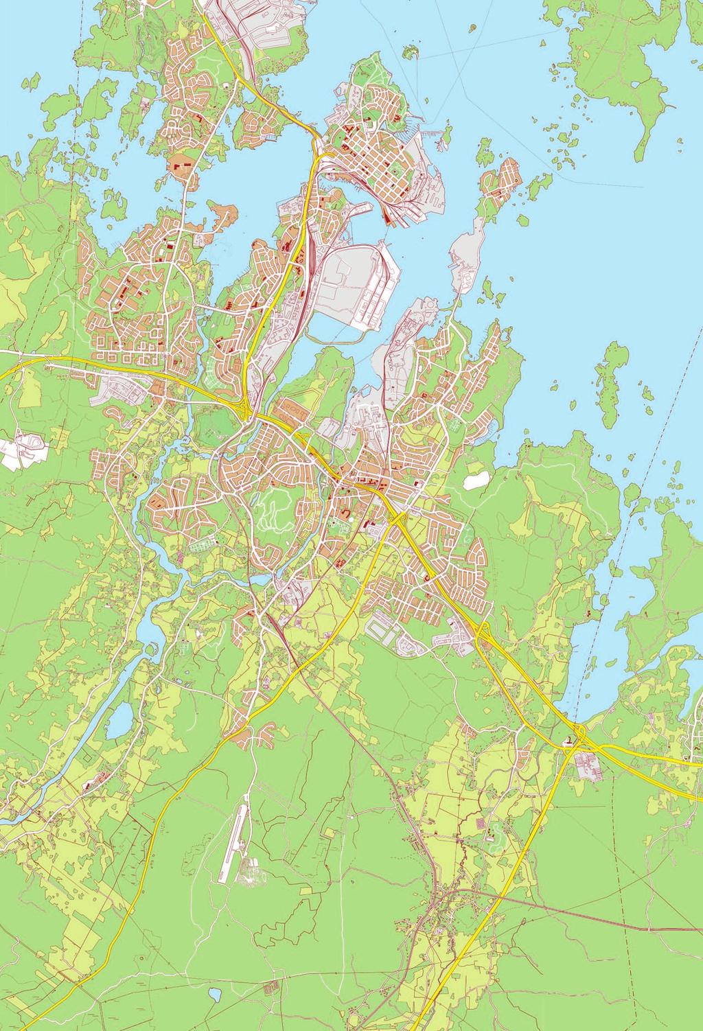 25: - Kirkkokatu - Koulukatu - Kymenlaaksonkatu - Haukkavuorenkatu - Merituulentie - Rajakalliontie - Harjantauksentie - Mussalontie - Heponiementie - Karhuvuorentie - Aittakorventie - Mussalontie -