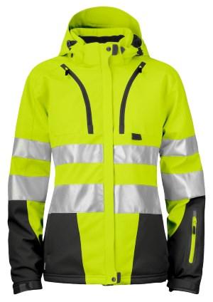 6424 NAISTEN TALVITAKKI EN ISO 471 LUOKKA 3/2 ProJob 646424 139.00 EUR Naisten huomiotakki. Valmistettu teknisestä softshell-materiaalista, joka on tuulen- ja vedenpitävää. Tikattu toppavuori.