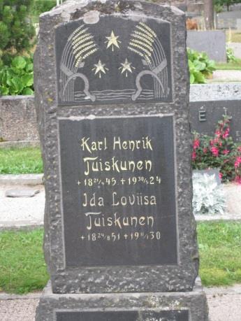 15 Karl Henrik Tuiskunen 21.4.1845 30.5.1924 Luhtikyläläisestä maanviljelijästä ja kauppiaasta sanotaan: pienen kylän suuri mies.