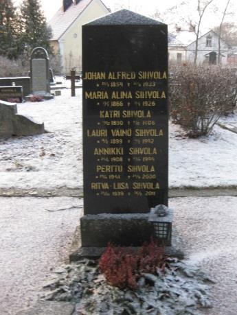 19 Lauri Sihvola 18.2.1899 4.2.1992 Agronomi Lauri Sihvola oli Keiturin Sihvolan sukutilan yhdeksäs isäntä.