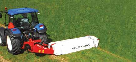 Lely Splendimo Classic Lely Splendimo Classic Perusmallin niittokone, jossa on vaakasuora voimansiirto.