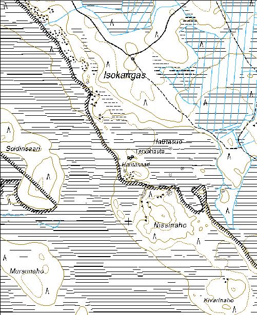 102 Kohdetyyppi: 9 Valmistuspaikat/työpaikat Copyright: Metsähallitus 2008