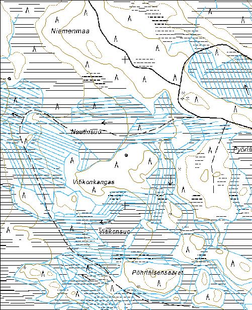 137 Kohdetyyppi: 1 Asuinpaikat Copyright: Metsähallitus 2008