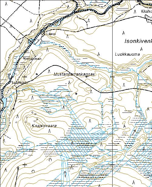 152 Kohdetyyppi: 9 Valmistuspaikat/työpaikat Copyright: Metsähallitus 2008