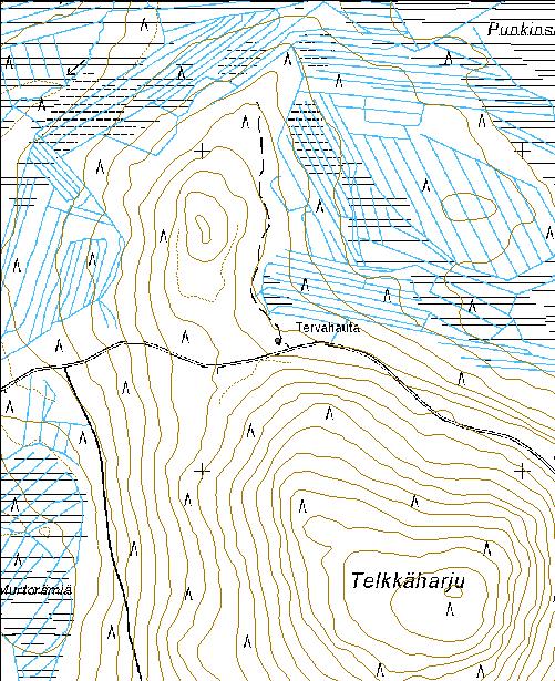 167 Kohdetyyppi: 9 Valmistuspaikat/työpaikat Copyright: Metsähallitus 2008