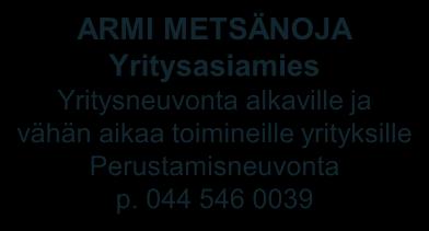 044 546 0043 Erityispalvelut yrityksille JOUKO URMAS Yritysasiamies