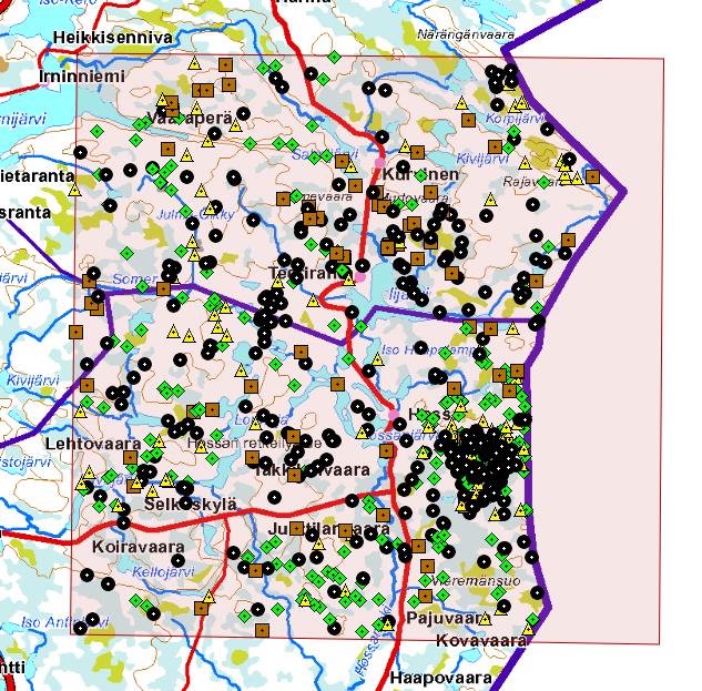 5 (5) Liite OTE RIISTAVAHINKOREKISTERISTÄ HOSSAN SEUDULTA SUURPETOJEN AIHEUTTAMAT TILASTOIDUT