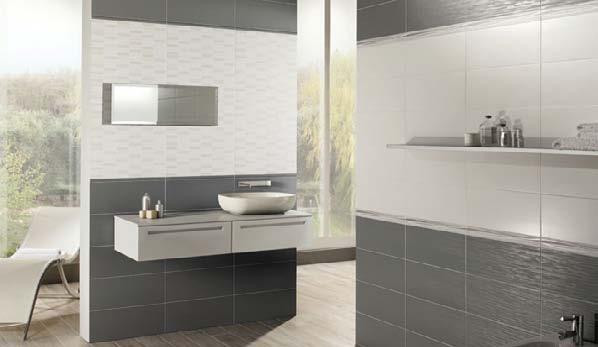Solea White SL 20x50 cm matt. Silk White SL 20x50 cm matt. Mos.