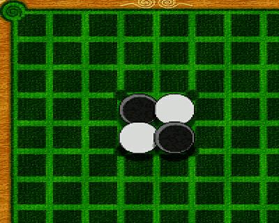 ( 3 ) Reversi - Perus reversi on vanha lautapeli, pelissä on 8 x 8 lauta ja kahdella pelaajalla pelimerkki, toisella pelaajalla vaalea nappi ja toisella pelaajalla harmaa nappi.
