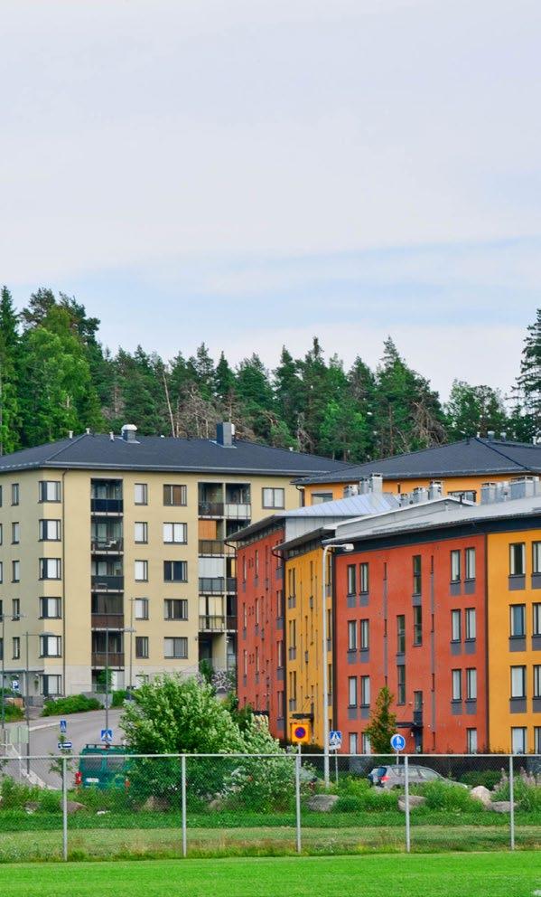 Hyvien yhteyksien Tuomarila 3 Asunto Oy Espoon Tuike Kauniaisten rajan tuntumassa, Espoon Tuomarilassa asut upeiden ulkoilualueiden lähellä.