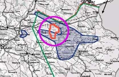 Metsäpeuran talvilaitumia 85-03, Vuosanka, melualue Metsäpeurakannan