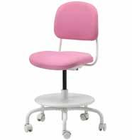 67 PE622961 VIMUND- lasten työtuoli 69,- Ergonomisessa juniorituolissa on joustava selkänoja ja sen istuinkorkeutta voidaan säätää, joten tuoli