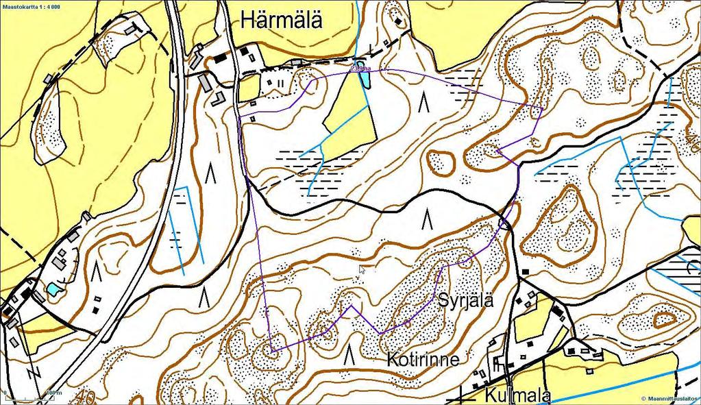 6 Kuva 3. Kosteikon valuma-alueen rajaus maastokartalla 1:4000, Maanmittauslaitos, lupa nro 326/MML/11, Pohjakartta Maanmittauslaitos lupanro 326/MML/11. 3.3 Selvitys kosteikon vaikutusalueesta ja padotuskorkeuksista Kosteikkosuunnittelun edellyttämät maaston vaaitusmittaukset toteutettiin 25.