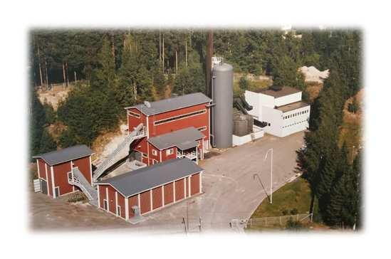 Keskustan KPA-laitos Rakennettu vuonna 1987 Teho 4,5 MW Leijupetikattila Sähkösuodatin ja savukaasupesuri Absorbaattori Lämpöakku