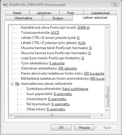 TULOSTINOHJAIMEN/ PC-FAKSIOHJAIMEN ASENNUS PPD-ohjaimen ollessa asennettuna 1 Napsauta [Käynnistä]-painiketta ( ), sitten [Ohjauspaneeli] ja lopuksi [Tulostin]-kuvaketta.