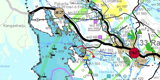 Kartta 3. Ote Pohjois-Savon maakuntakaavasta 2030. Yleiskaavan laatimisen aikataulu ja päätöksenteko Yleiskaavamuutoksen laatimista ohjaa Rautalammin kunnanhallituksen asettama kaavoitusjaosto.