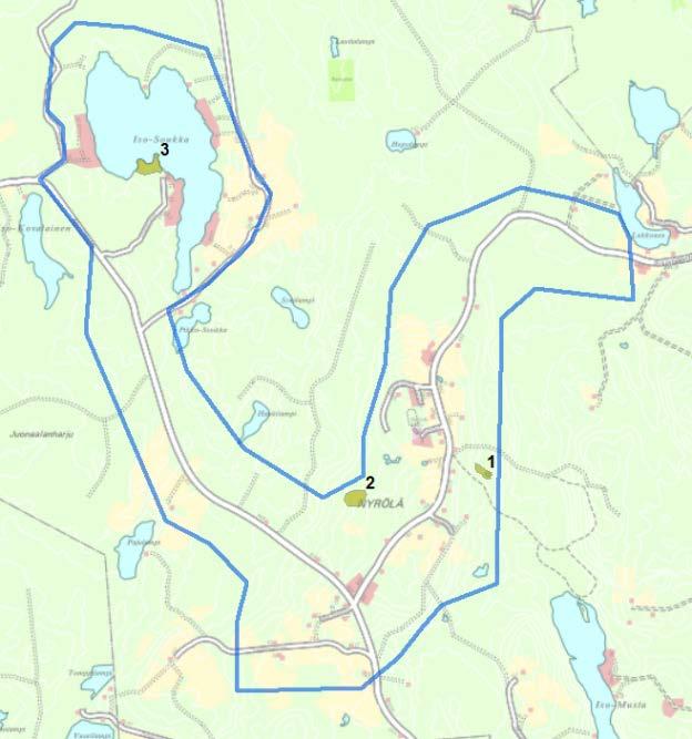 24 kriteerejä. Tunnistetut arvokohteet ovat kuitenkin paikallisella tasolla tärkeitä, ja ne edustavat luonnonarvoalueiden jäljelle jääneitä rippeitä selvitysalueella.