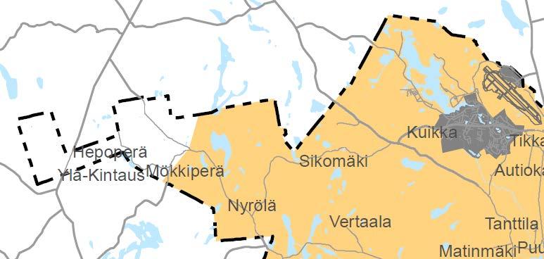 4 Suunnittelutarvealue ja rakennusjärjestys Jyväskylän kaupungin yleiskaavan kartassa 1/7 ja erillisellä liitekartalla (Liite 8) esitetään suunnittelutarvealueiden rajaukset.