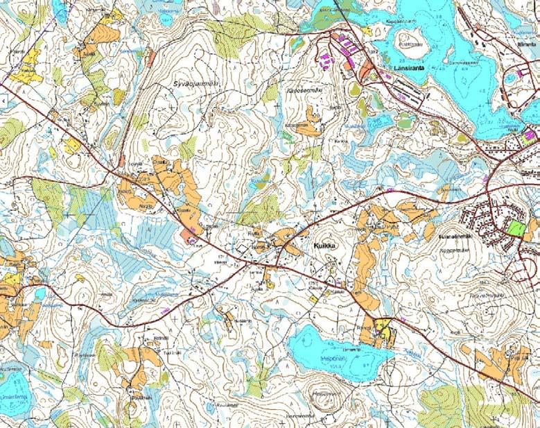 Nykyisin Tunnelinmäkenä tunnetulla alueella on vielä puolustusvoimain rakennuksia ja rakennelmia. Kuikan kyläalue v. 2015.