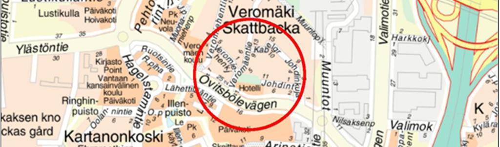 Veromäessä, osoitteessa Veromäentie 3.