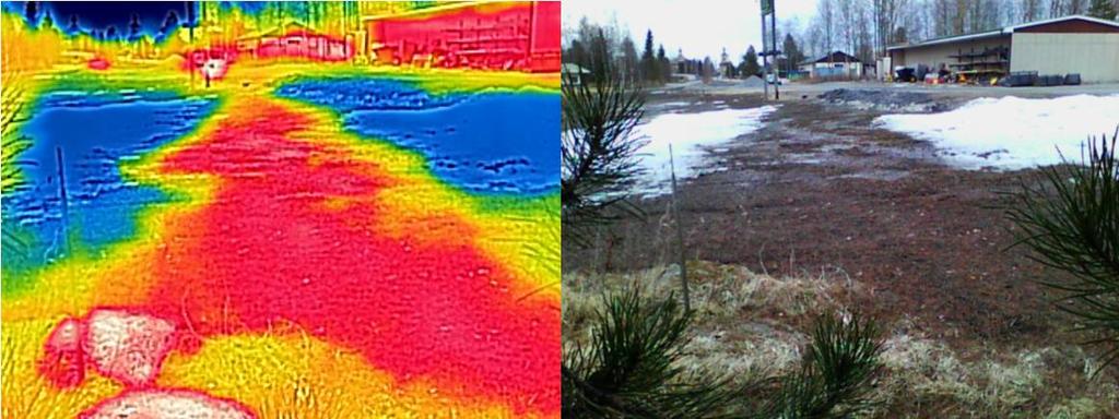 26 7 SUORITETUT KUVAUKSET 7.1 Vuototutkimus Flir C2 lämpökameralla Kannuksen Kaukolämpö tilasi pienimuotoisen lämpökameratutkimuksen ennalta määrätyille kohteille Kannuksen kaupungin alueella.