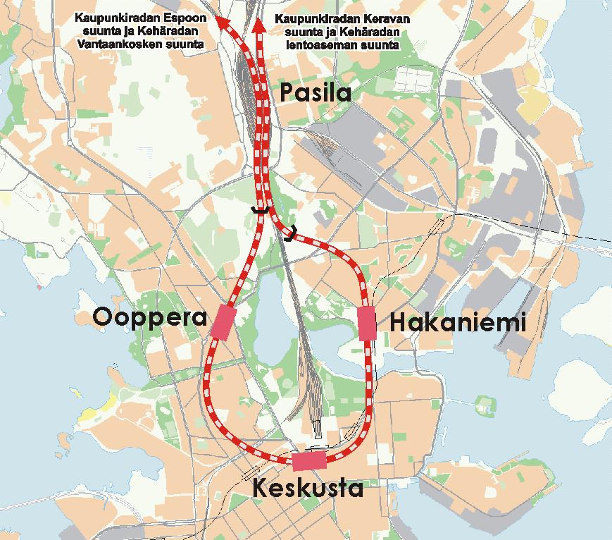 1 Pisara-hanke ja sen tavoitteet Pisara-ratalenkki yhdistää pääradan ja rantaradan kaupunkiraiteet Helsingin kantakaupungin kiertävällä tunneliradalla.