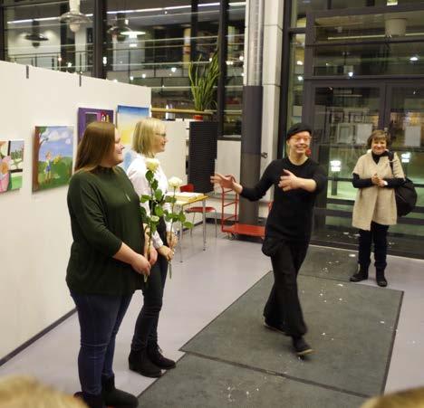 oli Vihdin Kuvataidekoulun opettajien taidenäyttely Galleria Pictorissa 4.2.-28.2.2017.