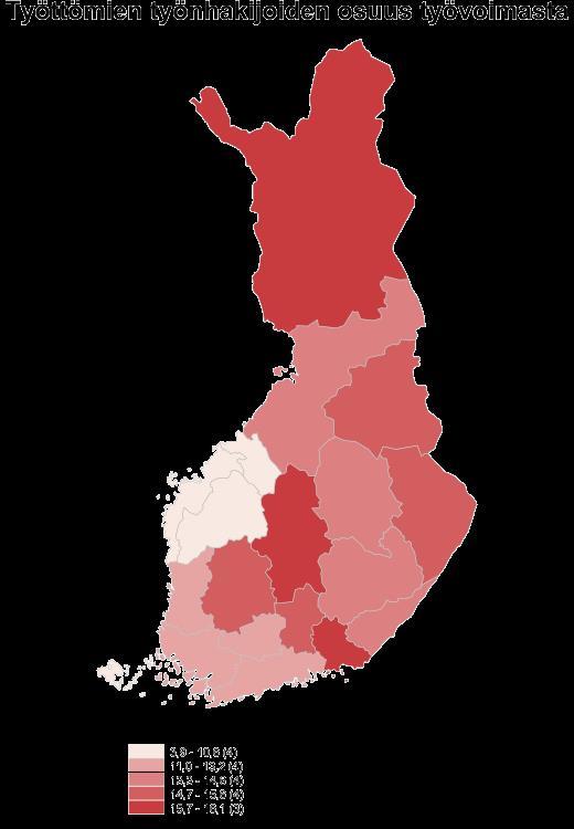 ALLE 25-VUOTIAIDEN TYÖTTÖMYYS VÄHENI ENSIMMÄISTÄ KERTAA YLI KOLMEEN VUOTEEN POHJANMAAN ELY-ALUEELLA.