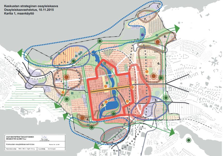 Tampereen keskustan