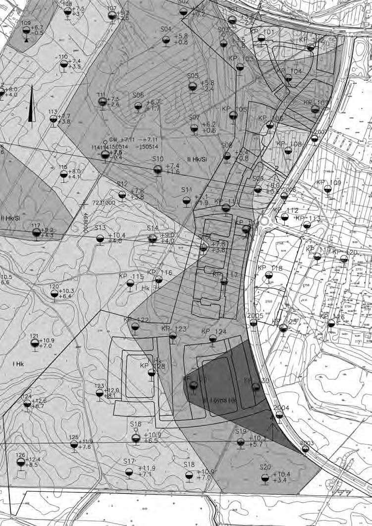 Sivu 30 8.3.2016 21 Rakennettavuusselvitys Alueelle on laadittu rakennettavuusselvitys (Sito Oy) Alue on tiivistä moreenimuodostumaa, jonka päälle on kerrostunut hienojakoisia hiekka- ja silttikerroksia.