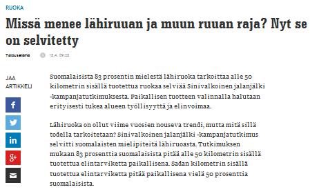 4. Hyvinkään Viikkouutiset 20.4. Riihimäen seudun Viikkouutiset 20.4. Turun Sanomat 19.4. Keski-Uusimaa 19.4. Länsi-Uusimaa 19.4. Aamuposti 19.