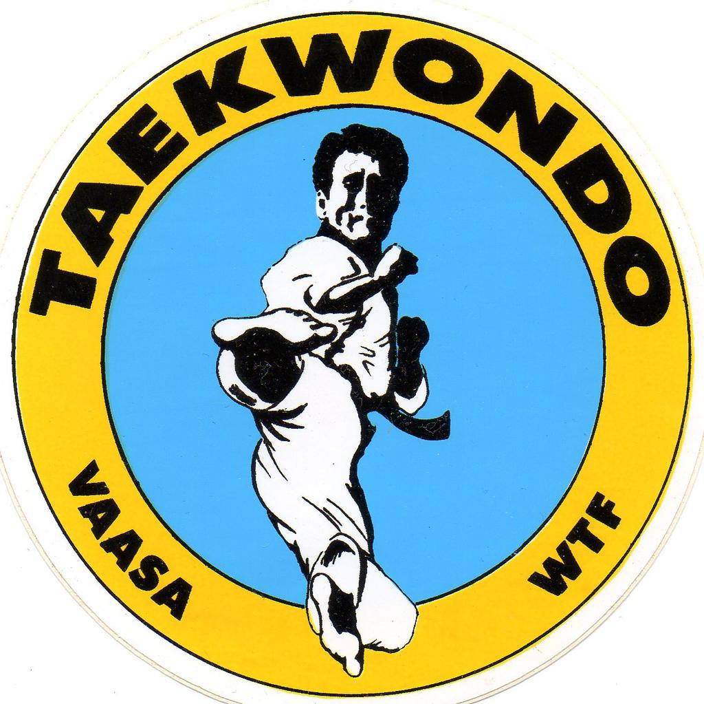 Vaasan Taekwondo ry Aloittelijan tietopaketti Beginner's guide itsepuolustustaitoja self defence skills fyysistä kuntoa physical condition elämänmittainen harrastus a life-long hobby Seuran