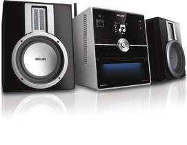 FIPakkauksen sisältö Streamium Micro Hi-Fi System MCi300 Philips Streamium Wireless Micro System MCi300 Quick start guide 1 Prepare 2 Connect 3 Enjoy