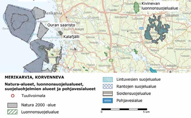 Natura-alueiden, luonnonsuojelualueiden,
