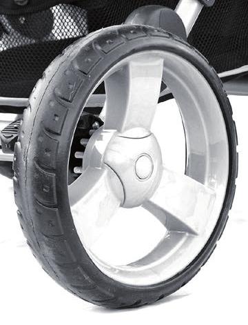 ENG Release the parking brake. Fold the chassis by pulling the lever for folding upwards on both sides A.