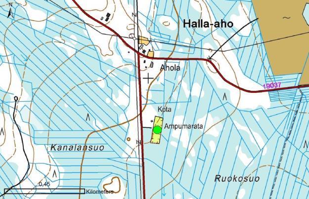Liite 6 Numero: 4 Kunta: Kajaani Halla-ahon erämiehet ry:n Salapuron ampumarata Osoite Somerokoskentie 43 Huoltotila Koordinaatti, itä 529047 Majoitustiloja läheisyydessä Koordinaatti, pohj.