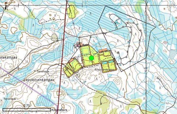 Liite 6 Numero: 6 Kunta: Kajaani Hoikanportin ampumarata-alue Rata ei sijaitse luokitellulla pohjavesialueella Osoite Lehtovaarantie, Huoltotila Hoikanportti Koordinaatti, itä 535082 Majoitustiloja