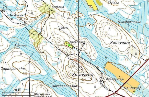 Liite 6 Numero: 13 Kunta: Kuhmo Juurikan jahti ry:n ampumarata Osoite Vieksinjoentie 230 Huoltotila Koordinaatti, itä 601852 Majoitustiloja läheisyydessä Koordinaatti, pohj.