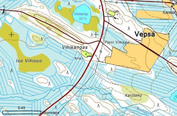 Liite 6 Numero: 24 Kunta: Kuhmo Vepsän Jahtimiehet Ry, Vihikankaan ampumarata Osoite Valtimontie 1900 Huoltotila Koordinaatti, itä 610877 Majoitustiloja läheisyydessä Koordinaatti, pohj.