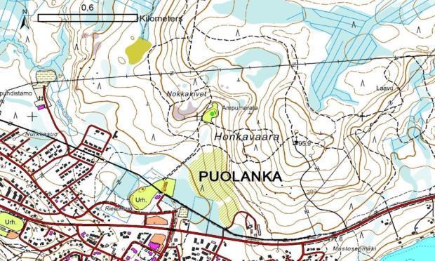 Liite 6 Numero: 28 Kunta: Puolanka Honkavaaran hiihtokeskuksen ampumarata Osoite Honkatie 1 Huoltotila Koordinaatti, itä 532082 Majoitustiloja läheisyydessä Koordinaatti, pohj.