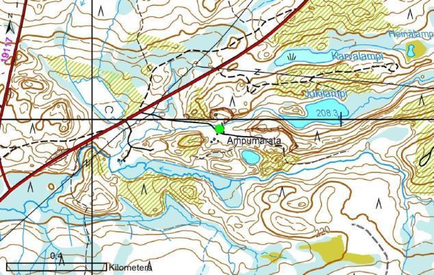 Liite 6 Numero: 29 Kunta: Puolanka Riistanhoitoyhdistyksen Ruhon ampumarata Osoite Taivalkoskentie 201 Huoltotila Koordinaatti, itä 542509 Majoitustiloja läheisyydessä Koordinaatti, pohj.