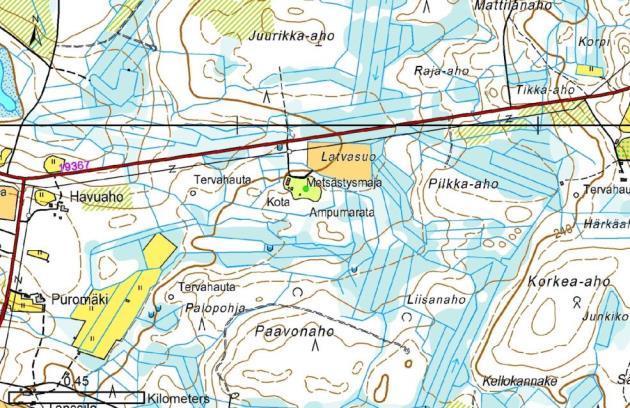 Liite 6 Numero: 48 Kunta: Suomussalmi Salon erä ry:n ampumarata Osoite Salovaarantie 9 Huoltotila Koordinaatti, itä 603216 Majoitustiloja läheisyydessä * Koordinaatti, pohj.