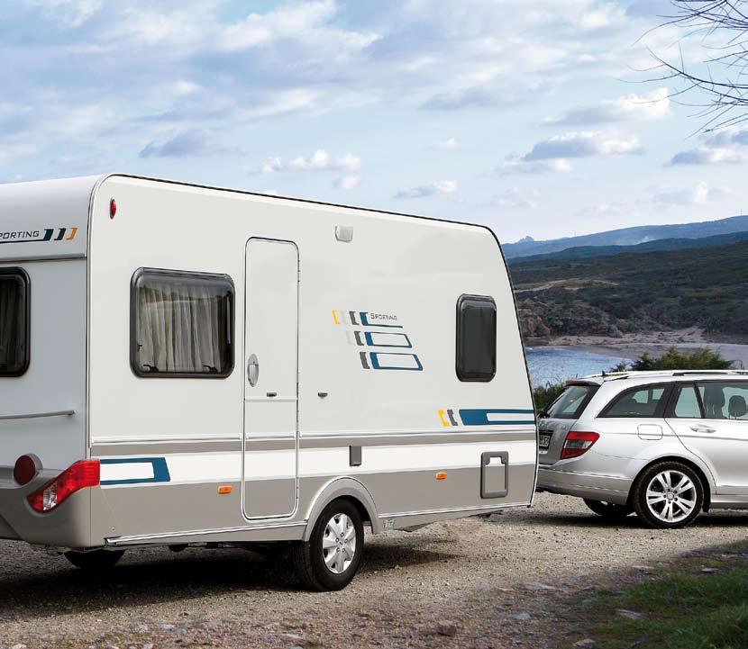 Sporting Hymer-Sporting HYMER-Sportingin tyylikäs ja iloinen muotoilu, viehättävä väritys sekä moderni