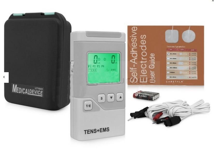 TENS- ja EMS-stimulaattori, 2 kanavalla Tuotekoodi: 276-LT1041-Q Sähköstimulaatio on oikein käytettynä turvallinen hoitomenetelmä.